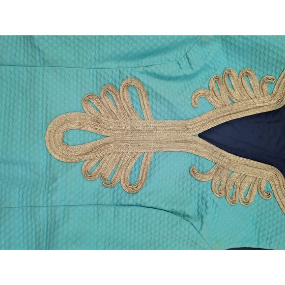 Lilly Pulitzer Janice Shift Dress - Size 2 - Aqua Blue GUC - Picture 4 of 6